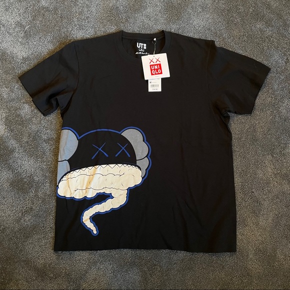 Uniqlo x KAWS Other - KAWS x Uniqlo black “cloud” t-shirt